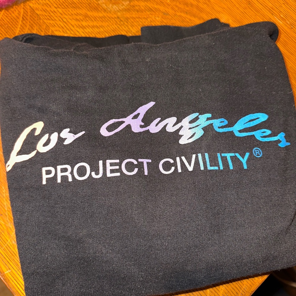 Black Los Angeles Project Civility Hoodie